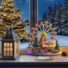 Ferris Wheel Accent Ornament 2D Acrylic Ferris Wheel Display Board Ferris Wheel Decor Christmas Tree Holiday Decoration