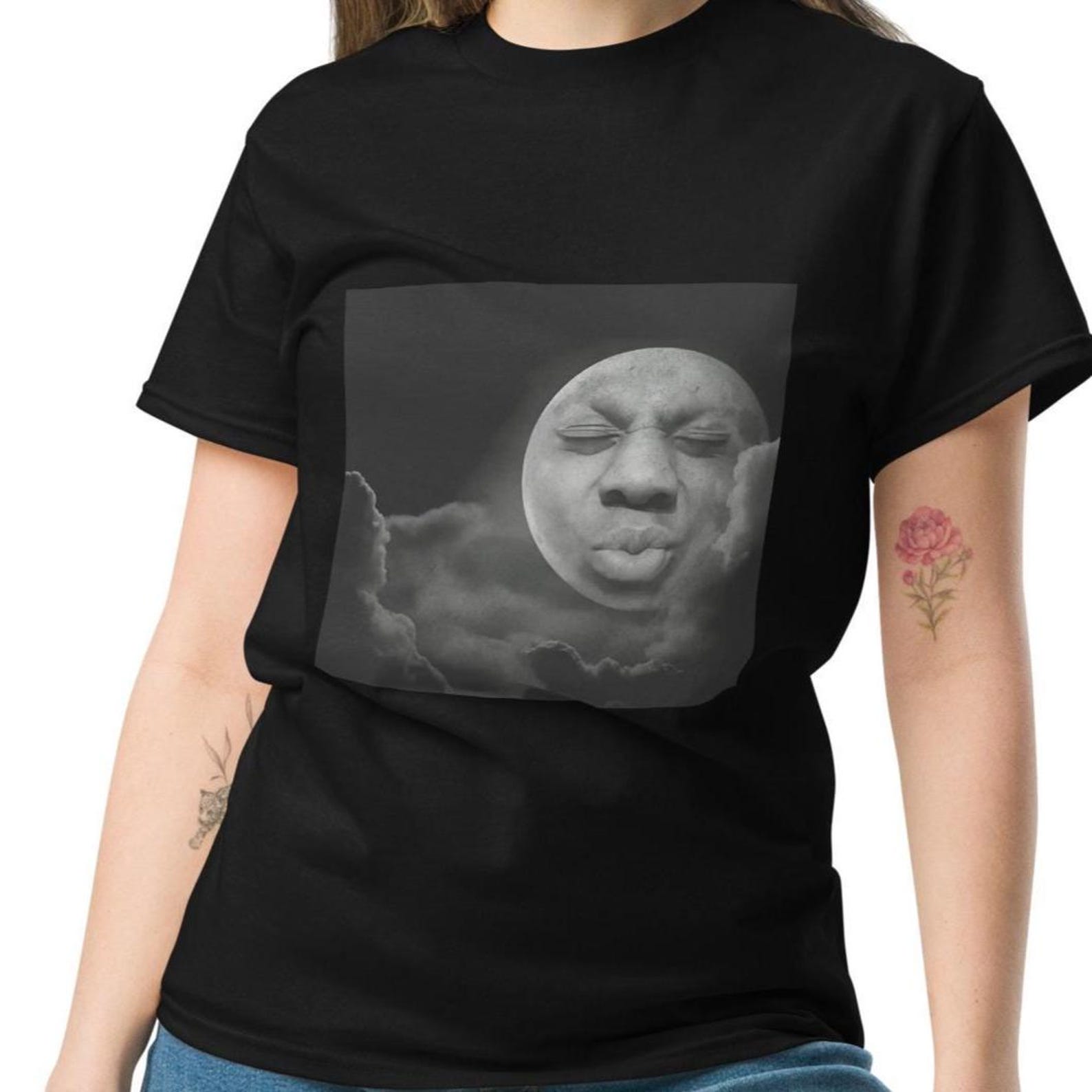 Funny IShowSpeed Moon Meme T-shirt, Speed Cringing Brainrot Shirt, Unisex Graphic Tee 3XL