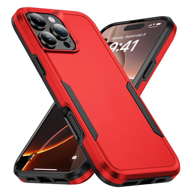 Heavy Duty Drop Shockproof Phone Case For Iphone 16 15 14 13 12 11 Pro Max 16e Plus Hard PC Anti-Scratch Rugged Protective Cover