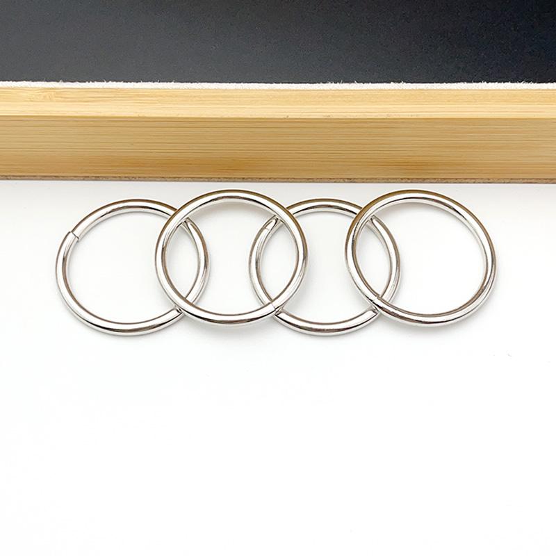 12Pcs of 30-32-35mm Big Size Metal Round Closed Mouth Ring Handmade DIY Necklaces, Bracelets, Cases and Bags Connected O-Ring