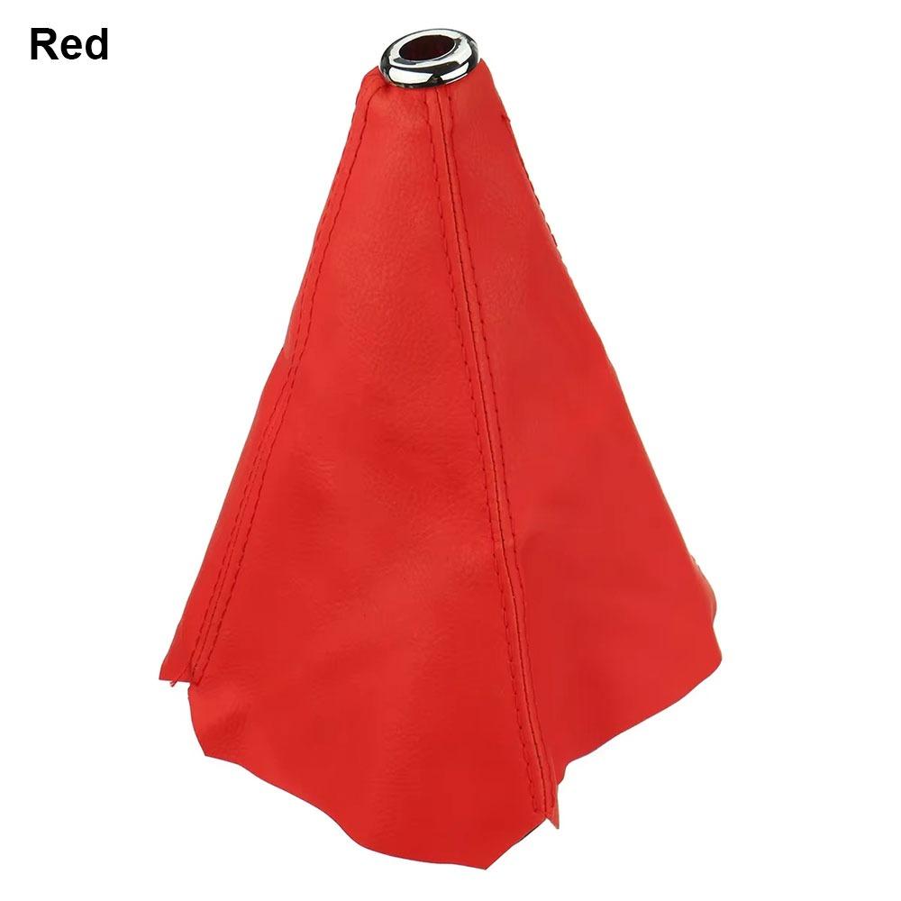 1Pcs New Universal Gear Shift Knob Cover PU Leather 16mm Gear Shift Collars Shift Lever Knob Boot Car Auto Accessory