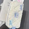Stylish Korean Stationery Bag with Unique Baby Voice Design, Ideal for Middle School Students - Large Capacity