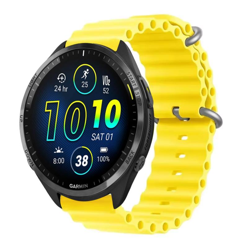 Sports Silicone Strap For Garmin Forerunner 965 955 Solar 945 935 745 Strap Watch Band 22mm Replacement Wristband Bracelet
