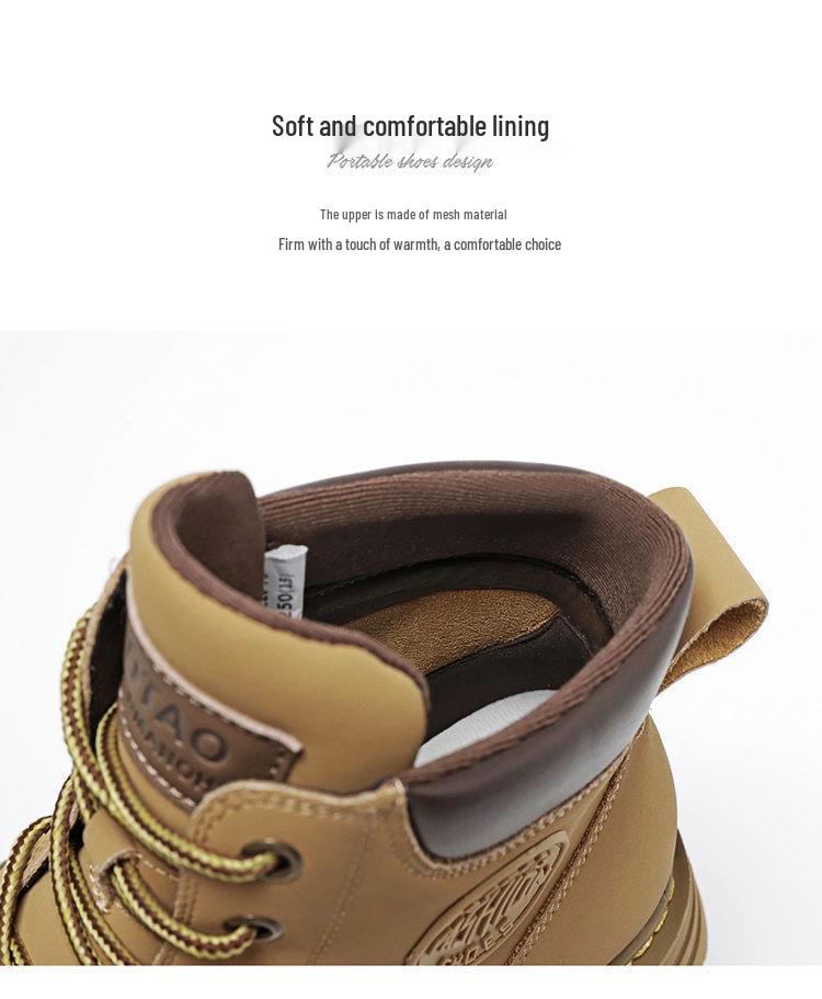 Pánské nepromokavé pracovní boty - Letní a podzimní stavební, protiskluzové, odolné proti opotřebení, horolezecké, sportovní.