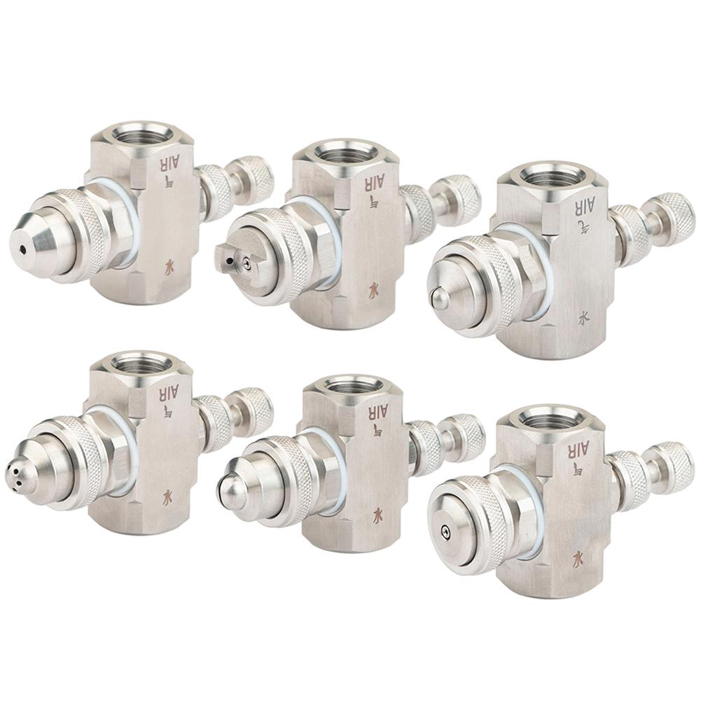 Industrial Adjustable Stainless Steel Spray Nozzle for High Pressure Air and Water Mixing In Cooling and Humidification Setups
