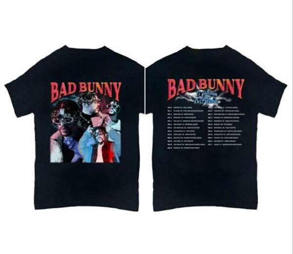 

HOT New Bad Bunny El Último Tour Del Mundo Tour 2022 Shirt Unisex T-Shirt XXXXL