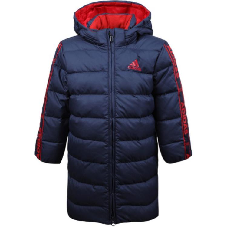 Adidas Down Jacket Dark Blue Children Aged 3 7 Years Old EH4134 116