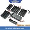 18650 Lithium Battery Holder with Lid and DC Plug - Supports 1 To 4 Cells In Series/Parallel (3.7/7.4V)