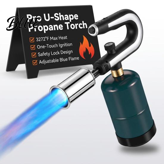 Gartenkochtorch Verstellbarer Outdoor-Propanbrenner Handheld-Flammenwerfer Lagerfeuer Holzkohleanzünder für BBQ-Grill Anbraten von Steak Sous