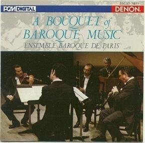 

CD ENSEMBLE BAROQUE DE PARIS - A Bouquet Of Baroque Music 33C377811 Denon 1986 Japan Classical Used