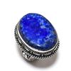 Lapislazuli Edelstein 925 Sterlingsilber Schmuck Ring Größe 7
