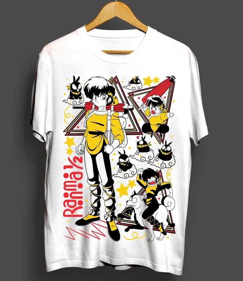 Ranma 12 TShirt Shampoo Rumiko Takahashi Unisexga Anime TShirt White S