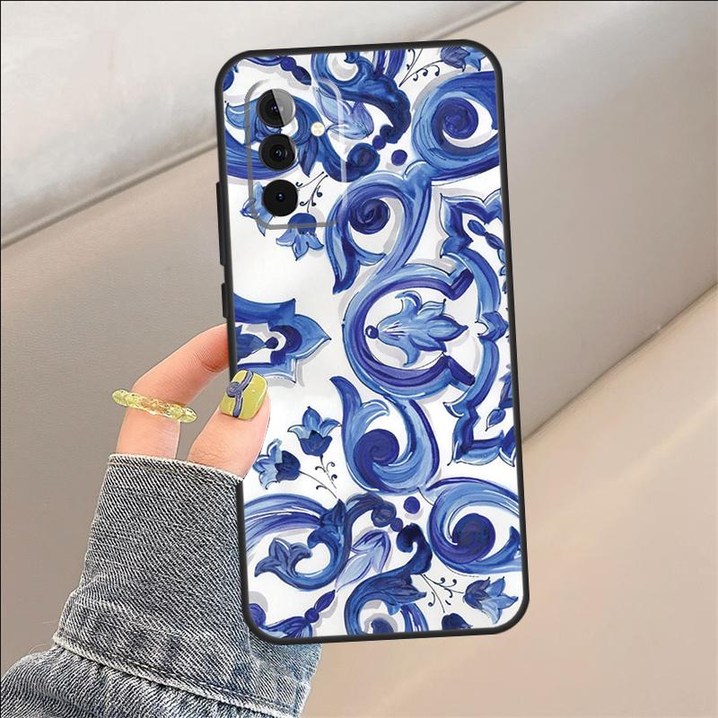 Azulejo Case For Samsung Galaxy A22 A05 A53 A33 A06 A26 A16 A56 A36 A05 A32 A52 A54 A34 A14 A55 A15 A35