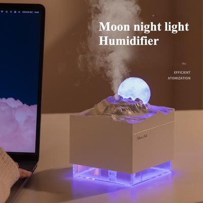 New Moon Fall Plus Mini Humidifier Desktop Ornaments Moon with Sleeping Lamp Factory Direct Net Red Explosion Models