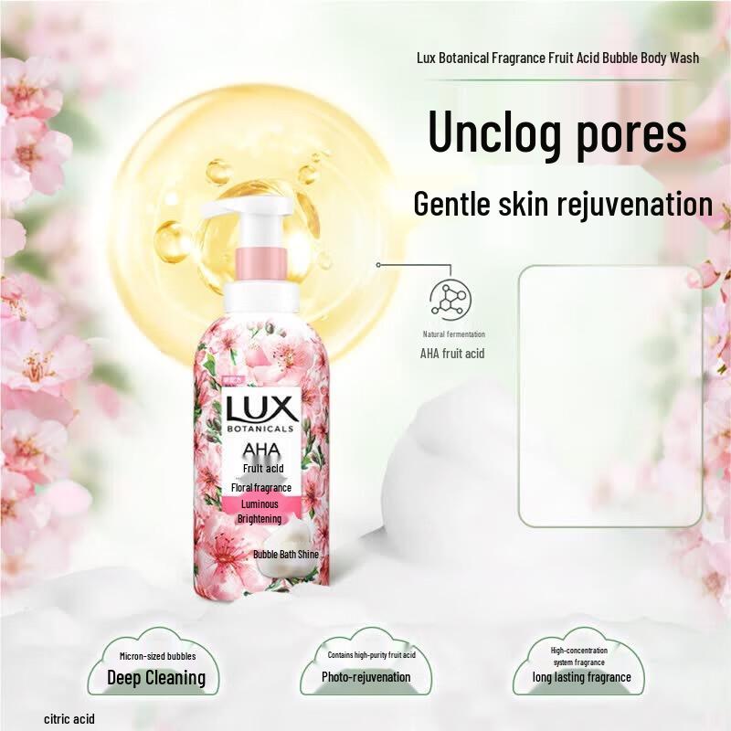 LUX Cherry Blossom Botanical Body Wash 500ml