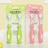 2Pcs Children'S Fluoride-Enriched High-Density Fine Wire Baby Toothbrushes With Soft Bristles And Standing Suction Cup