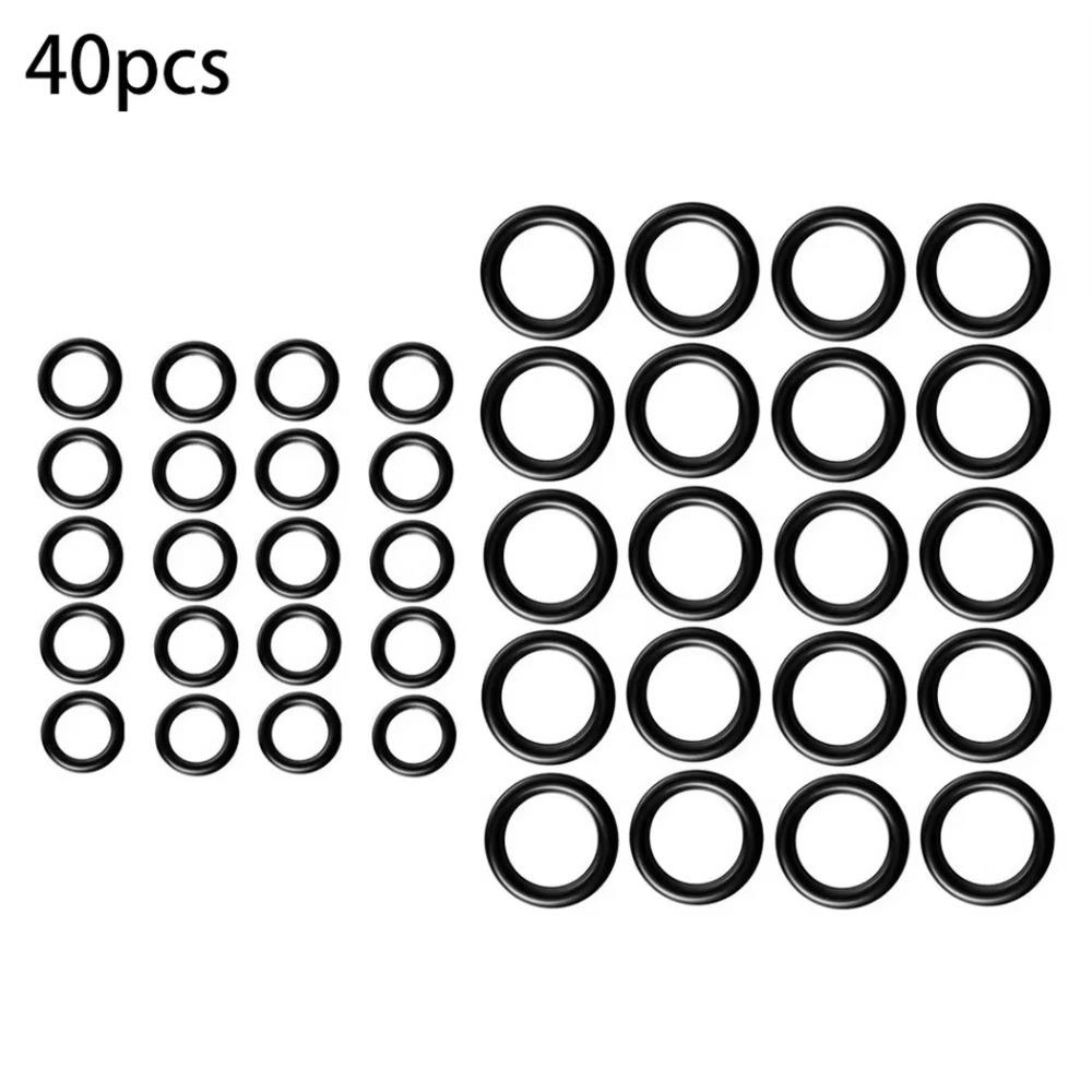 

40Pcs/Set High Pressure O Ring Set Rubber Rubber Gasket Washer Cleaner O-Ring for Pressure Washer 40pcs