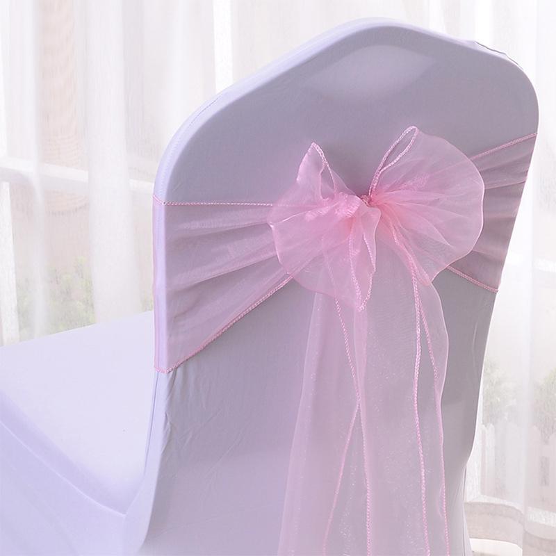 1 Pcs Lace Chair Sashes Elegant Premium Quality Chair Ribbons Bows Chairs Tie Back Chairs Decoration For Wedding Banquet Party