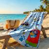 Bluey Beach Towel Soft Durable Quick-Dry Comfortable Lightweight Ideal for Travel, Outdoor, Swim, Pool, Yoga, Surf, Camping, Hiking, Gym, Gift, Holida