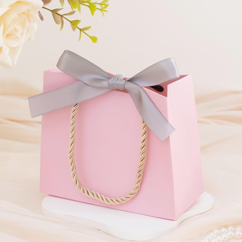 Cross-Border Wedding Favor Gift Bag - Creative Fresh White Candy Box Packaging