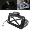 Vintage Motorcycle Bike Side Registration Mount License Plate Support Holder, Metal Frame Easy Installation