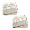 Imabari Towel Set of Petit Waffle Hand Made In Filusine 2, Linen/Cotton Towels, 31x35cm, Japan, Quick-Drying, Absorbent, Soft, Fluffy, Lint-Resistant,