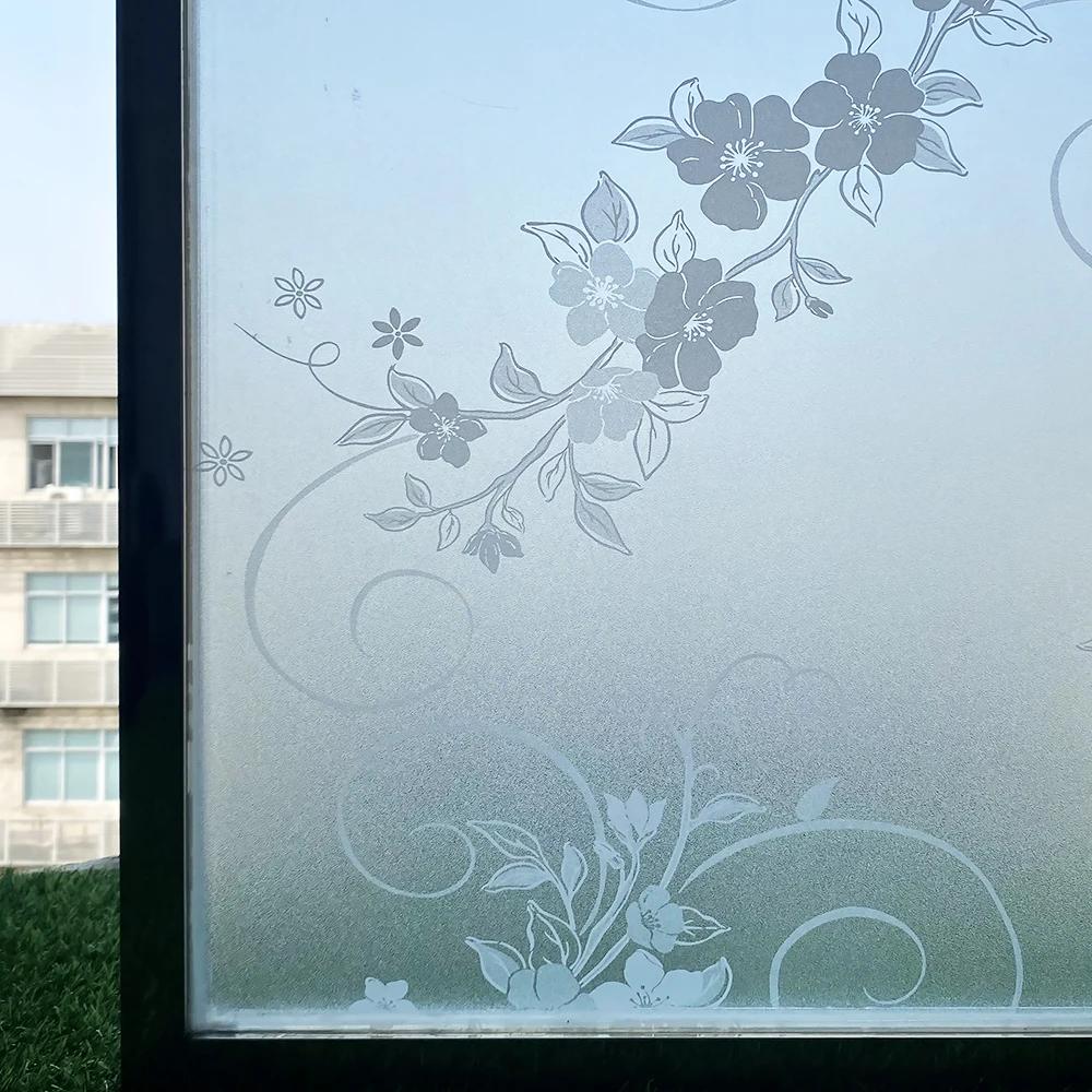 Privacy Film Static Window Clings Vinyl 3D Window Decal Stickers Rainbow Window Film for Glass Door Heat Control Anti UV