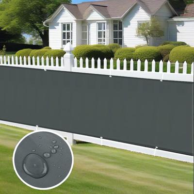 300-600CM Sichtschutzzaun-Gewebe Polyester Terrassen-Sichtschutz Sonnenschutz-Tuch Zaunverkleidung für Außen Balkon Hof Panel Garten