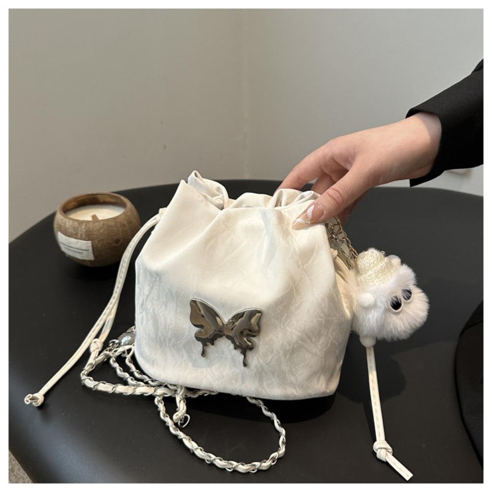 Summer small bag women's bucket bag design sense niche design chain messenger bag fashion explosion small mobile phone bag