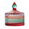 Modern Yurt Styles Glass Container Transparent Sealed for Candy Nut Jewelry Storage Decorative Household Item