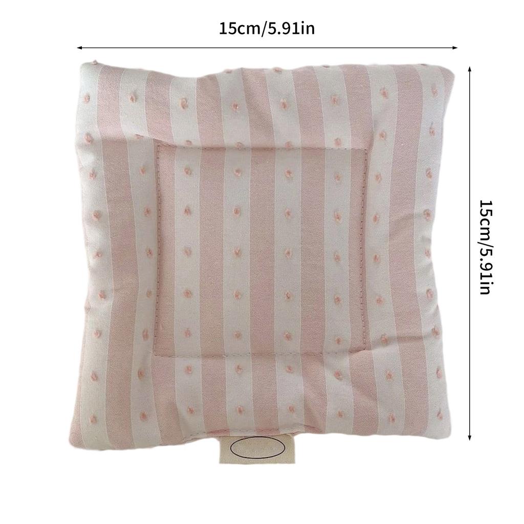 Checkered Striped Quilted Placemats Heat Resistant Washable Coasters Mini Square Cushion For Dining Table Kitchen Decors