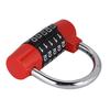 5 Digit   Lock Padlock U shaped Suitcase Door Combination Lock Red