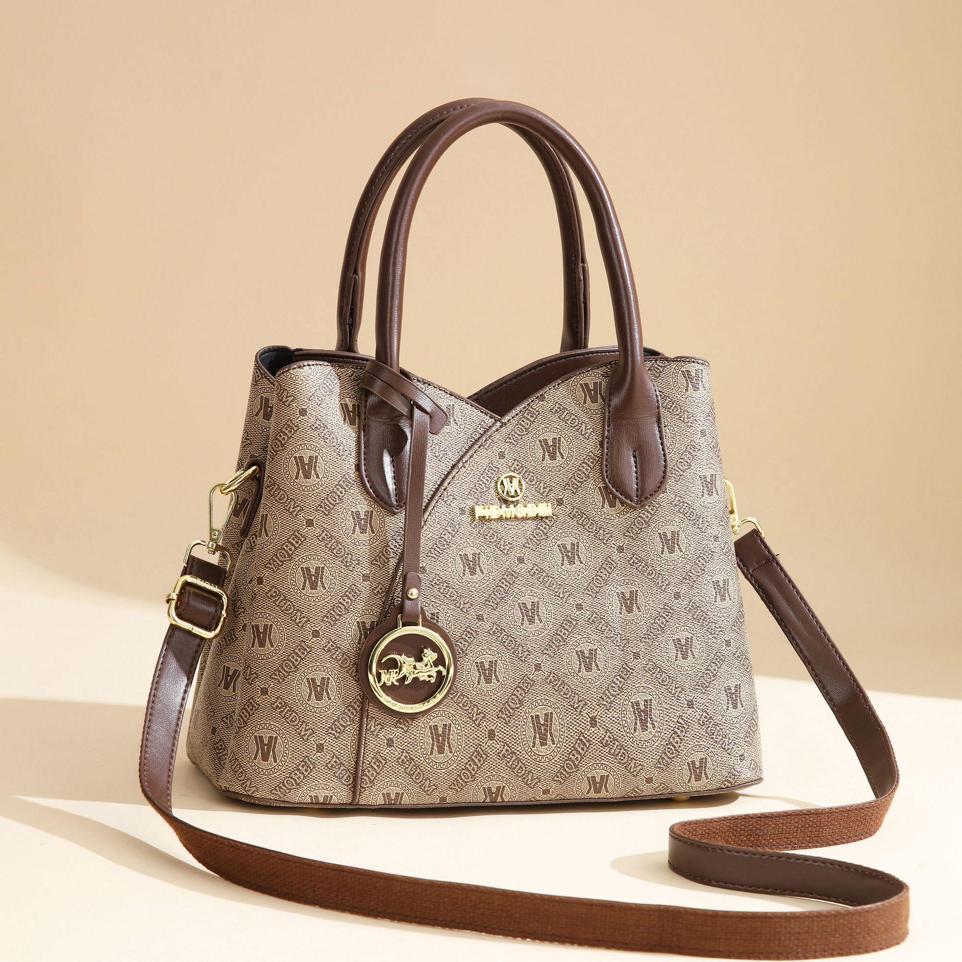 

Трендовая сумка кроссбоди на плечо для женщин 2025 - Большая вместимость, модный принт