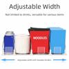 Adjustable Width Drinks Storage Rack Self-Sliding Refrigerator Drink Organizer