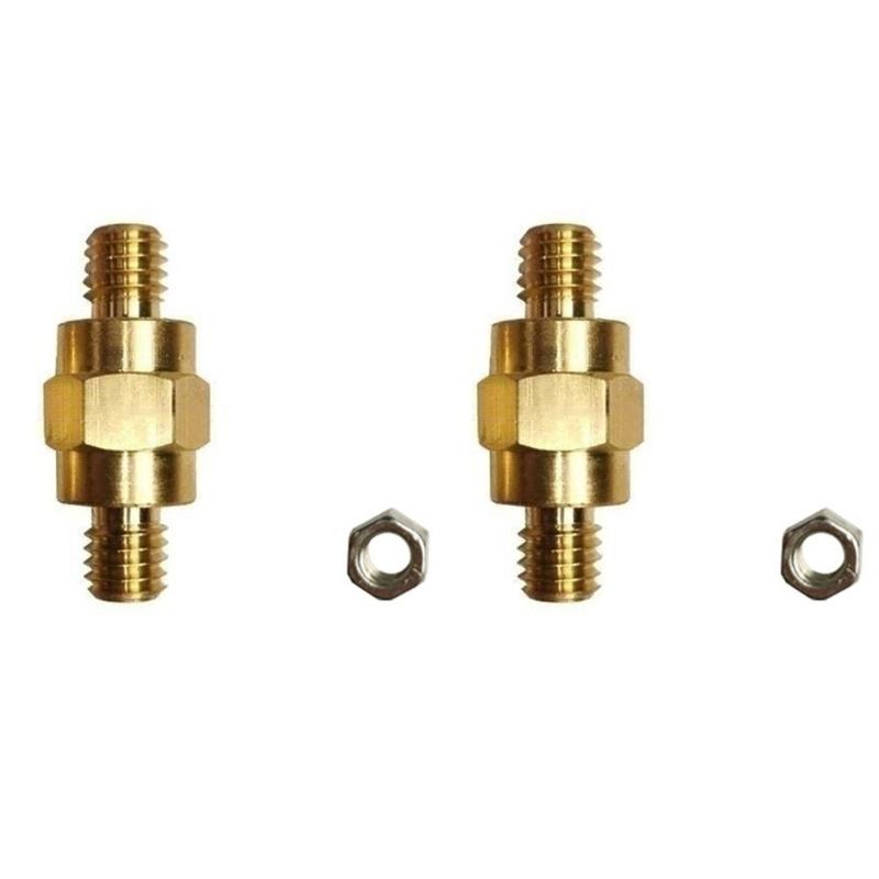 

1 Pair Universal Battery Terminal Adapter With 3/8mm Stud Connector For Car Motorcycle Electrical Systems Quick Install