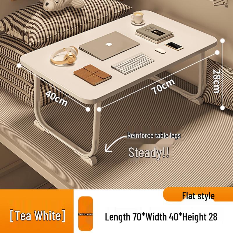 Folding Bedside Laptop Desk: Bay Window & Dorm Use