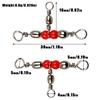 Fishing Swivel Rolling Swivels Brass Barrel 3-way Fishing Swivel Tangle Fishing Tackle Accessories