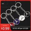 Pegatina de Coche Nuevo Llavero de Aleación de Zinc para Coche Colgante Anillo de Llave Regalos Para Mercedes Benz AMG Smart W176 W204 W203 W205 W212 W211 W124 CL