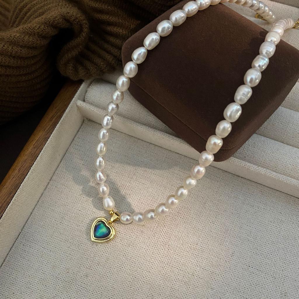 Love Pendant, Natural Necklace, High-end Feel, Light Luxury Temperament, Versatile Collarbone Chain, Neck Chain