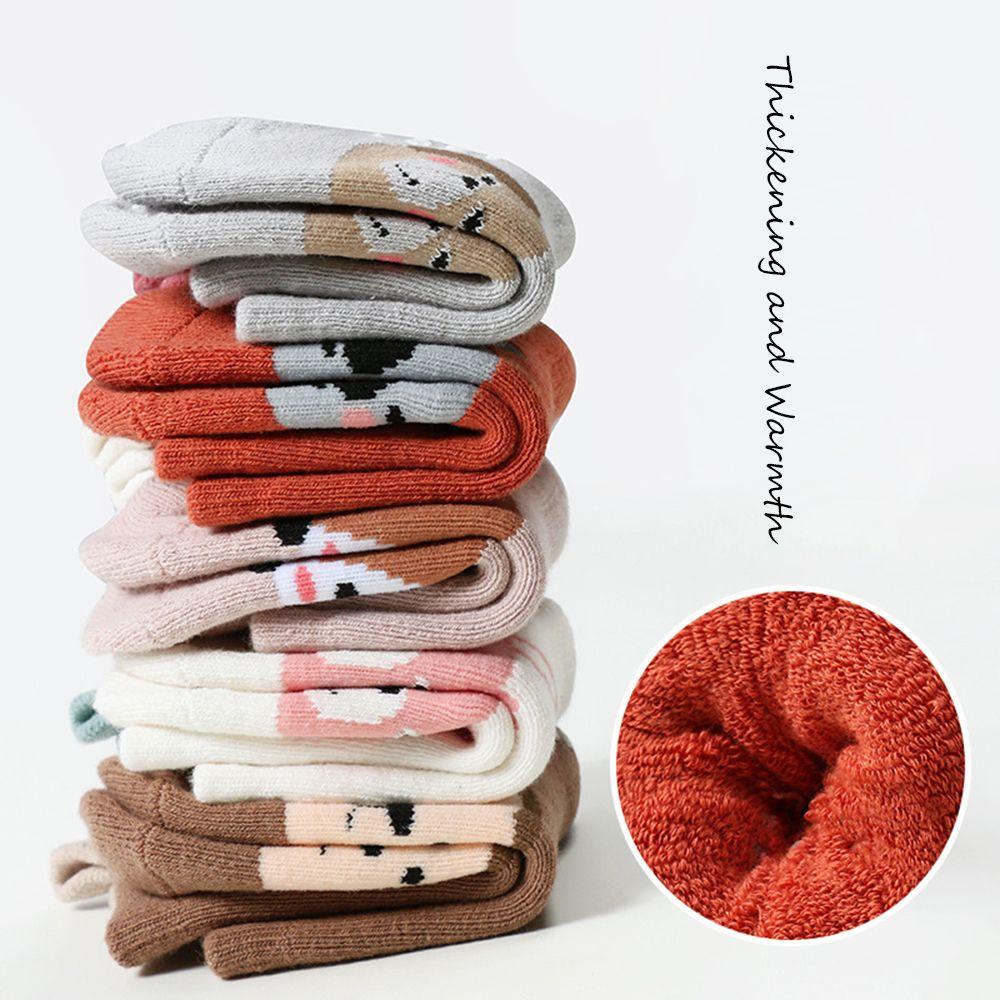 Cotton Cartoon Thickened Newborn Cotton Sock Autumn Winter Socks Children's Floor Socks Baby Socks