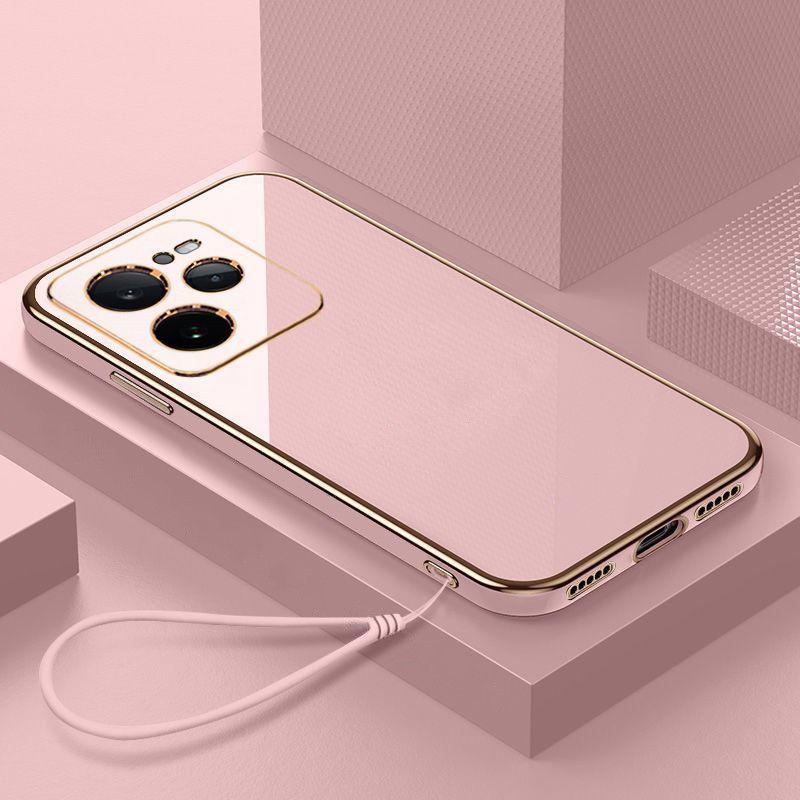 Für Realme GT 7 Pro Hülle Realme GT 7 Pro Handyhülle RMX5010 RMX5011 Hülle GT 7 Pro Luxus Quadratische Beschichtung Stoßfeste Rückseite