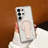 Phone Case With Stand S26 Ultra S25 Magnetic Clear PC Protective Cover Anti-drop Heat Dissipation Anti-scratch