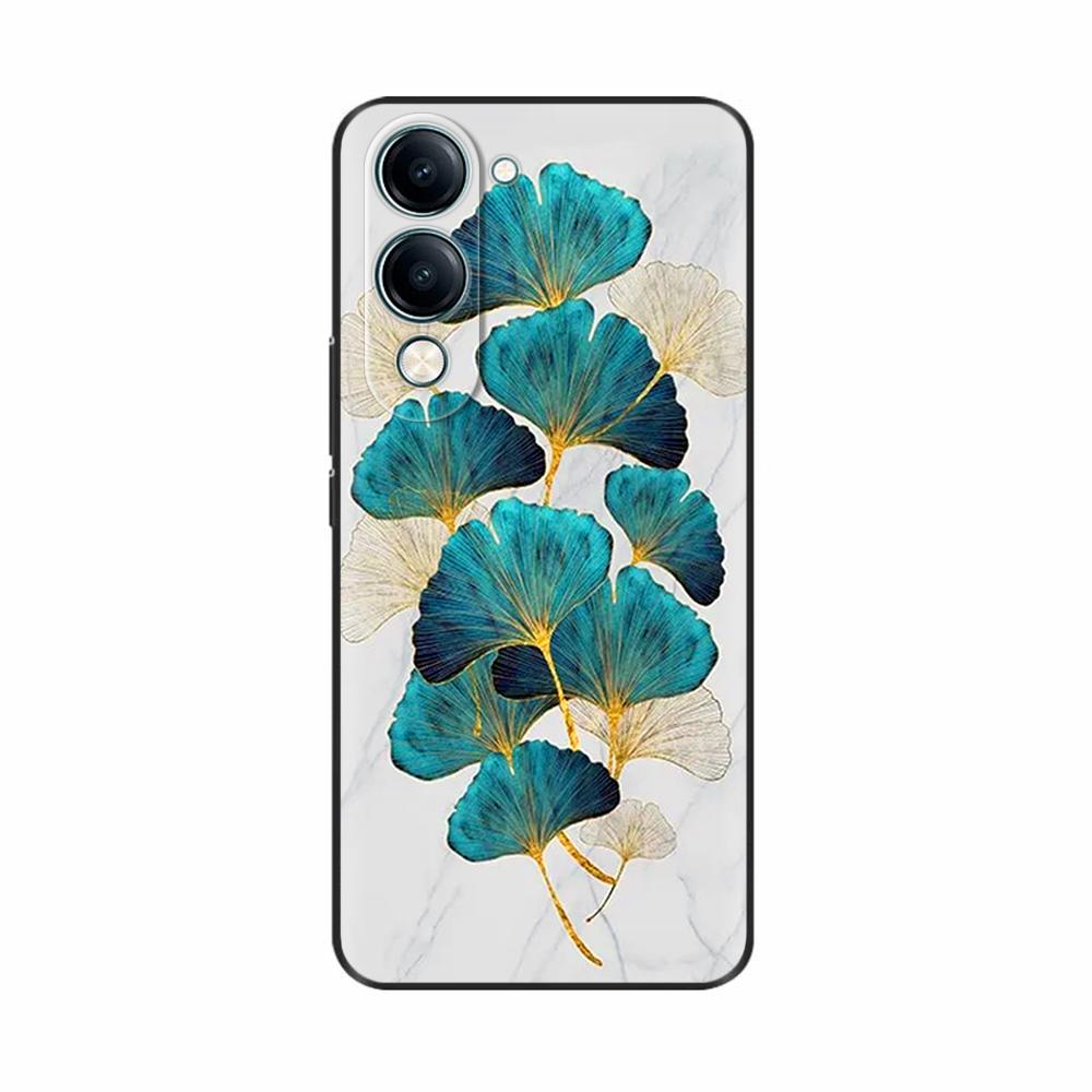 For Vivo Y19 5G Case Cool Painting Soft TPU Covers Black Silicone Back Cover for Vivo Y19 5G Y 19 Phone Cases Cartoon Fundas