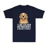 Golden Retriever Shirt Funny Dog Lover Golden Dog Novelty Unisexs Cotton Tshirt