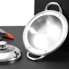 LISM Stainless Steel Wide-Rim Pot