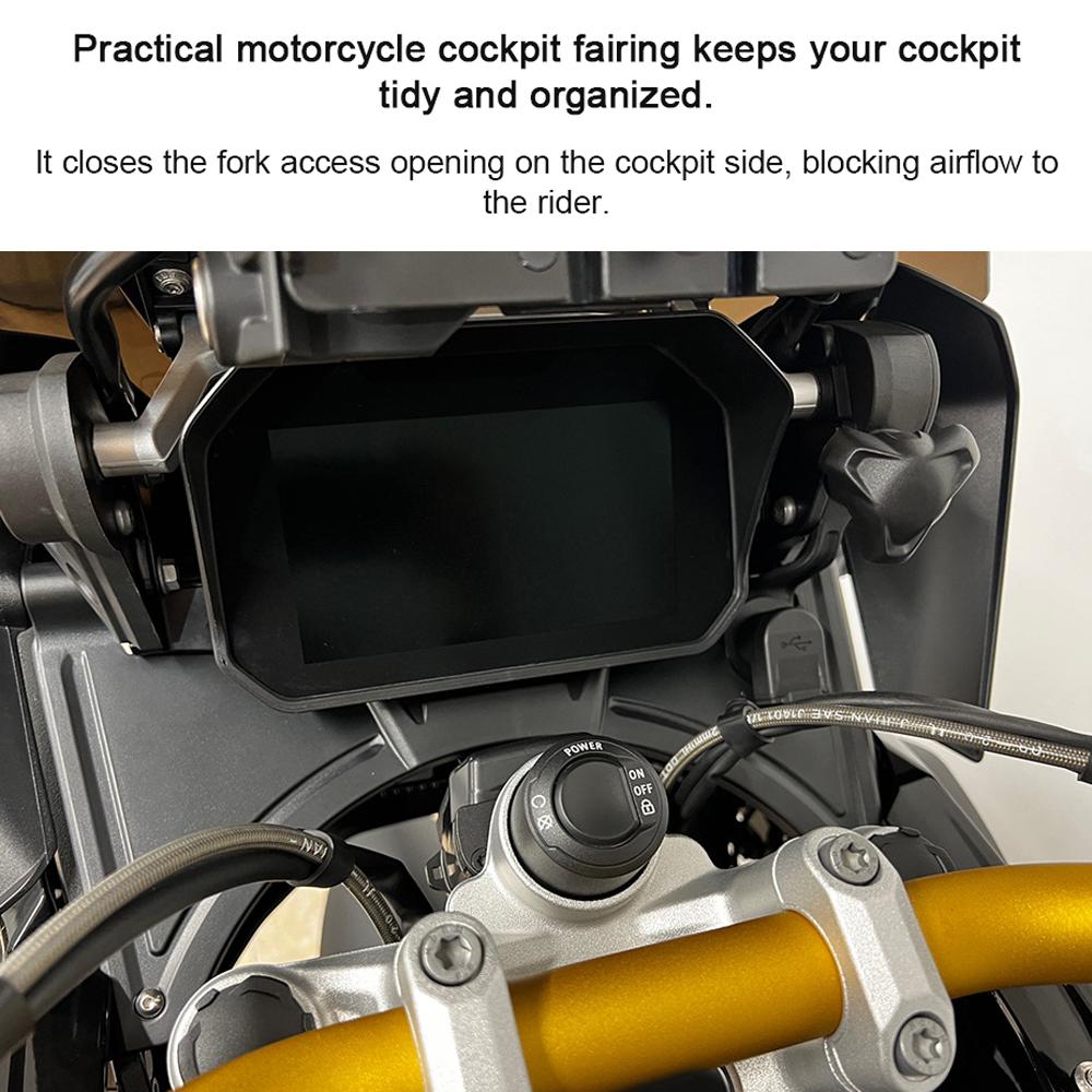 Cockpit Fairing Forkshield Updraft Deflector Wind Spoiler Motorcycle Modified Accessories
