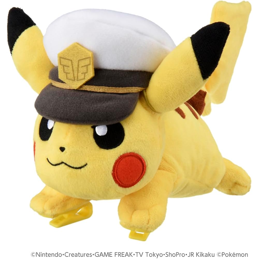 Takara Tomy (TAKARA TOMY) Pokemon Plush Toy Katanori Captain Pikachu
