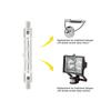 5 Pack R7s 118mm 300w 230v,r7s Halogen Linear Light Bulb, Dimmable Halogen Lamp For Construction Wo,hw