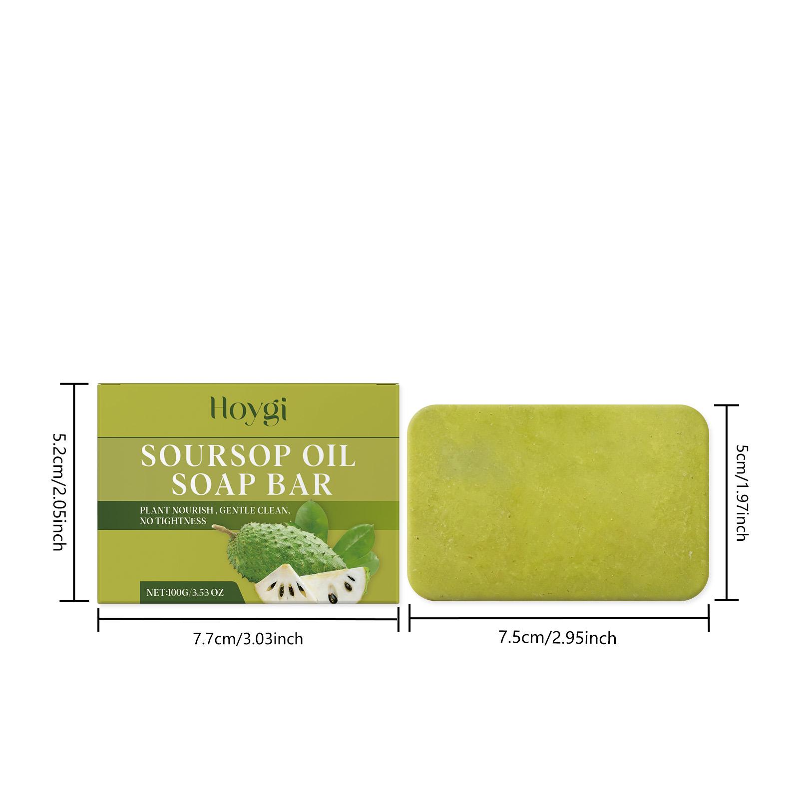 

Soursop oil soap Gently cleanses and nourishes the body Care soap