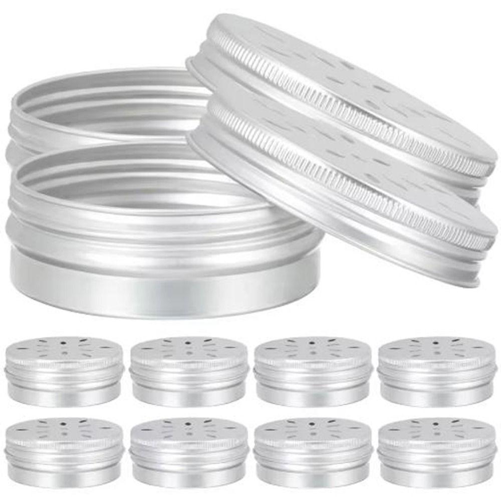 10Pcs Round Aluminum Tin Can 60ML Scent Training Case Dog Scent Training Box Pets